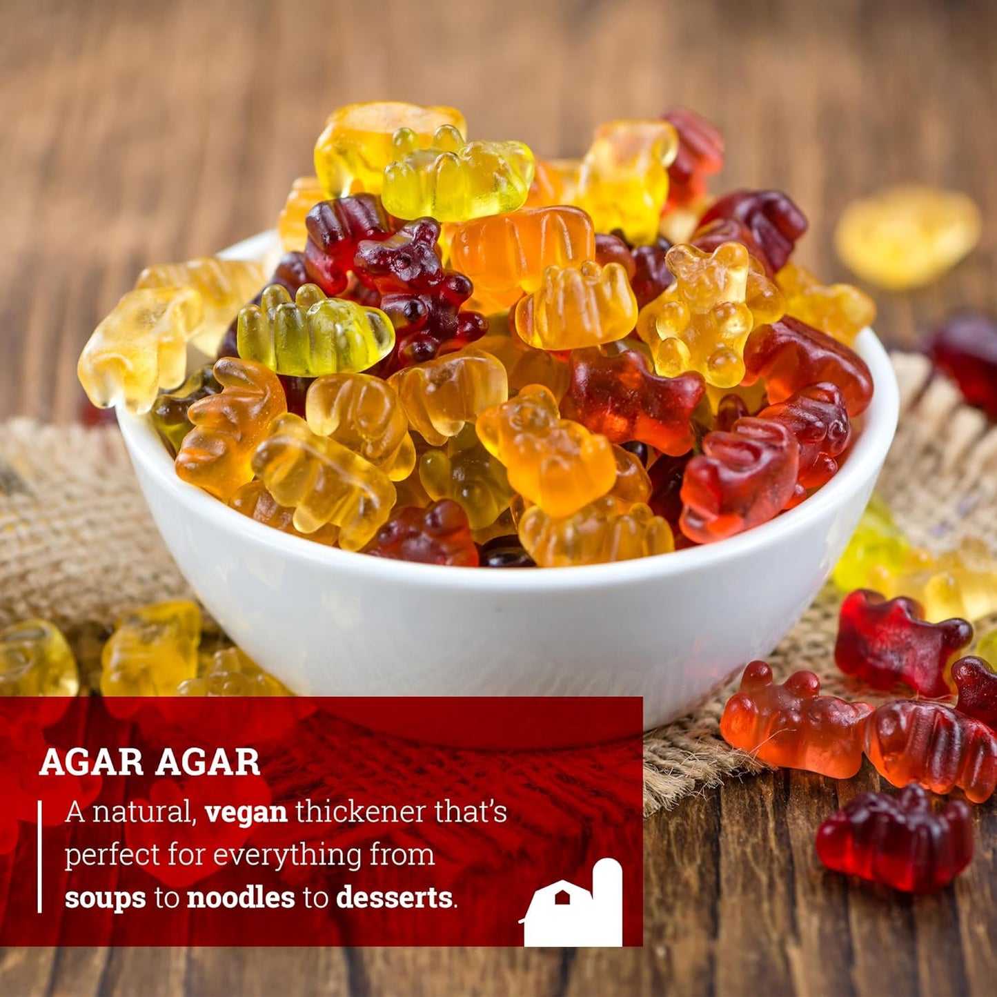 Agar Agar Powder, 1LB (Pack of 1)