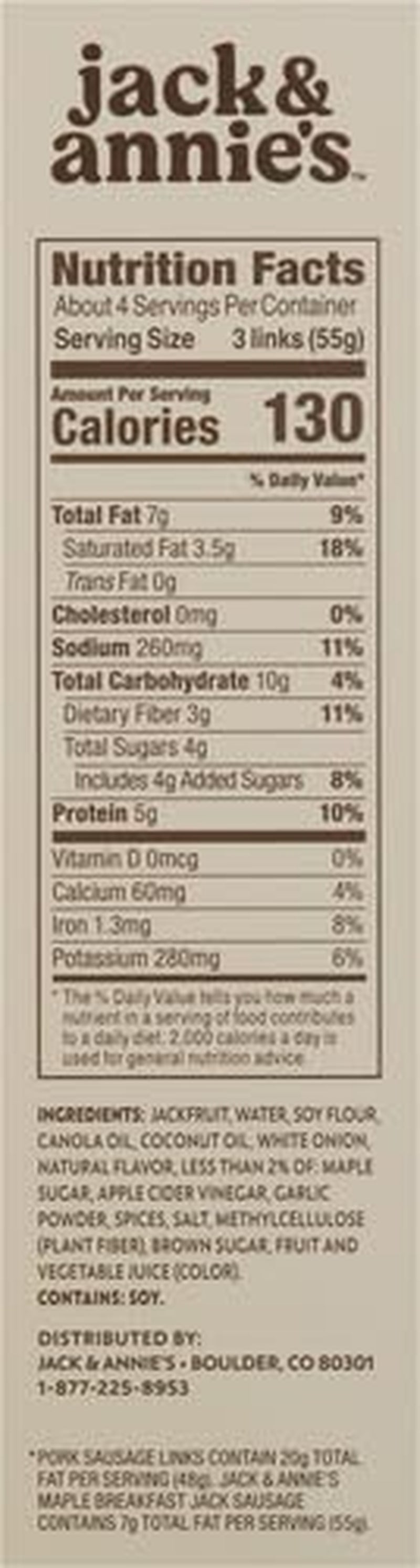 Breakfast Jack Sausage, 7.8 Oz