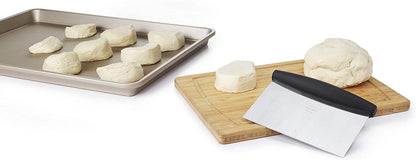 Good Grips Stainless Steel Scraper & Chopper,Silver/Black