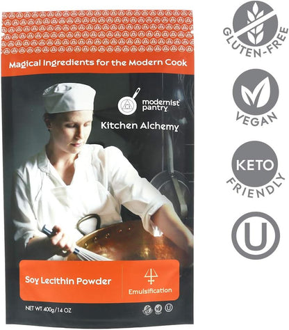 Pure Soy Lecithin Powder Vegan OU Kosher Certified - 400G/14Oz
