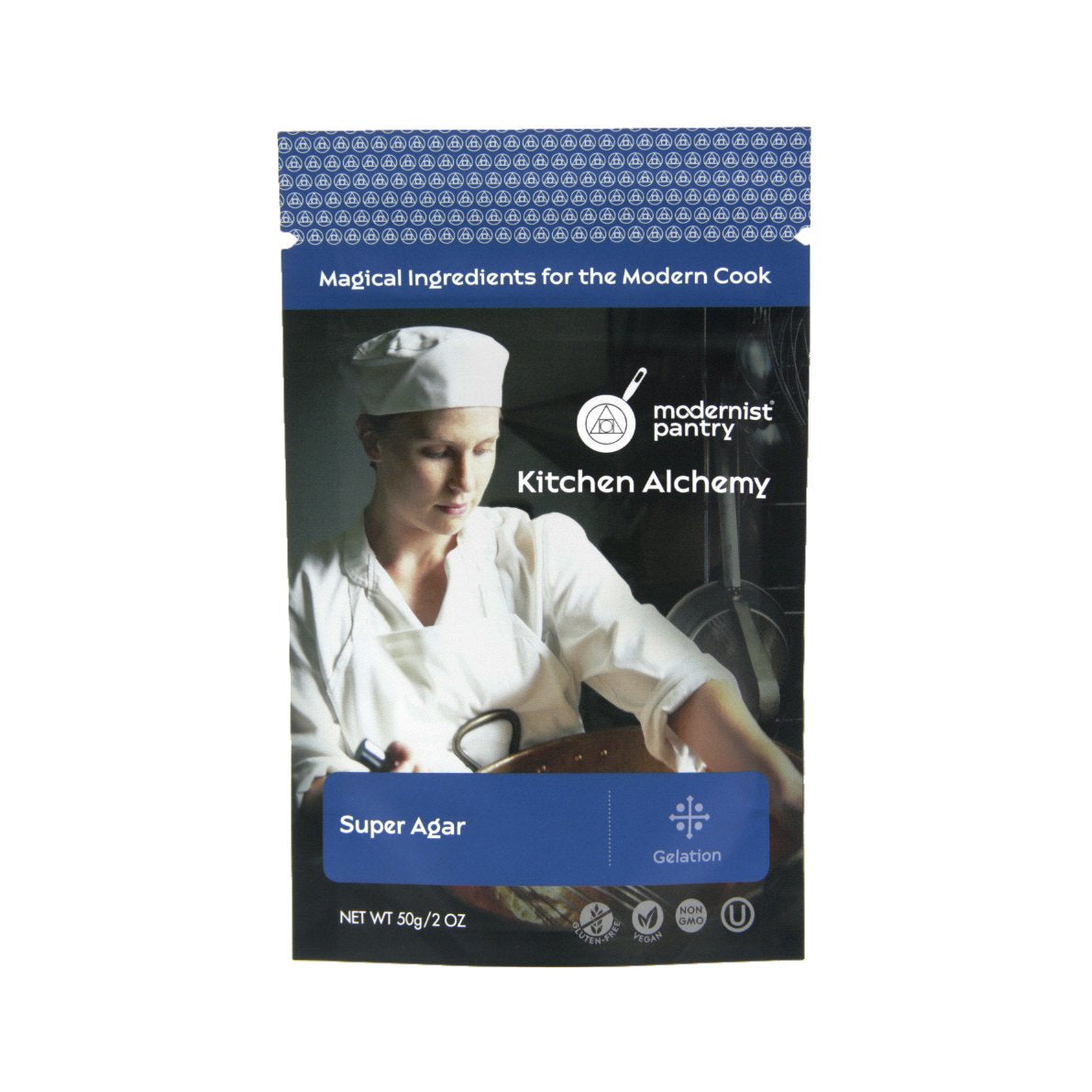 Pure Super Agar Powder - High Gel Strength Gracilaria Algae ⊘ Non-Gmo Vegan OU Kosher Certified 50G/2Oz