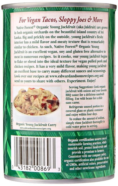 Organic Young Jackfruit, 14 Oz