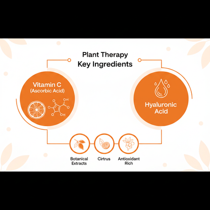 Plant Therapy Vitamin C Facial Serum with Hyaluronic Acid | 1 FL. OZ. (30 mL)