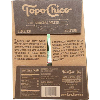 TOPO CHICO: Mineral Water 12Pk, 144 fo